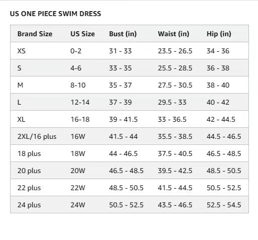 Women's Tummy Control Slim Fit Plus Size One Piece Swimsuit With Skirt