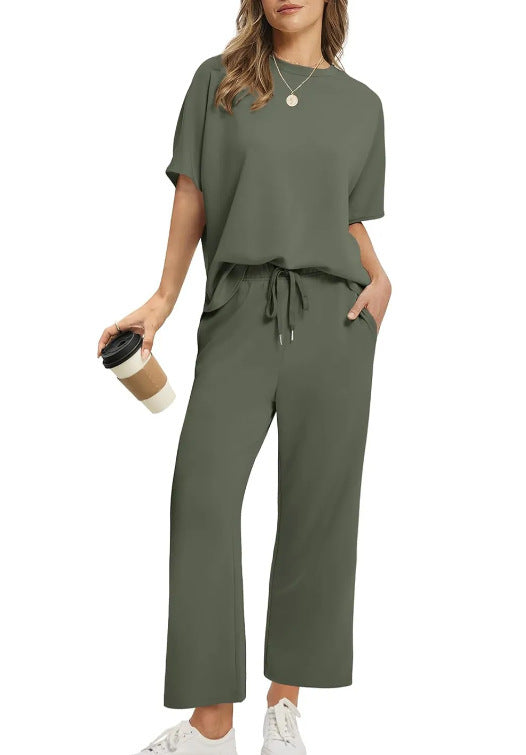 Women's Summer Leisure Beach Suit Two Piece Set