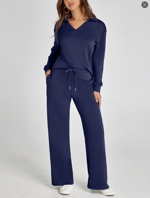 Women's 2 Piece Sets Outfits Casual Long Sleeve Sweatsuits Sets