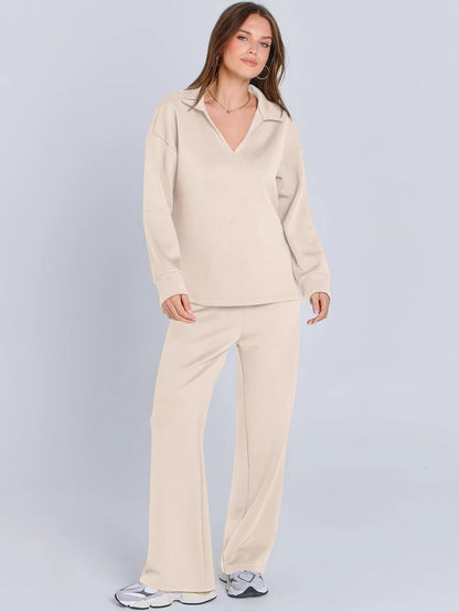 Women's 2 Piece Sets Outfits Casual Long Sleeve Sweatsuits Sets