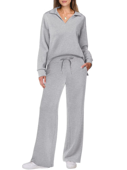 Women's 2 Piece Sets Outfits Casual Long Sleeve Sweatsuits Sets