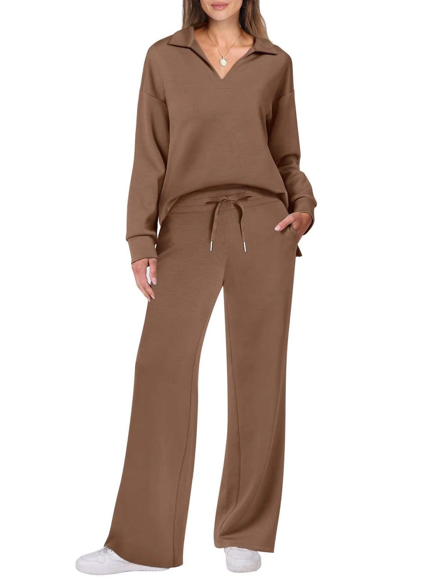 Women's 2 Piece Sets Outfits Casual Long Sleeve Sweatsuits Sets