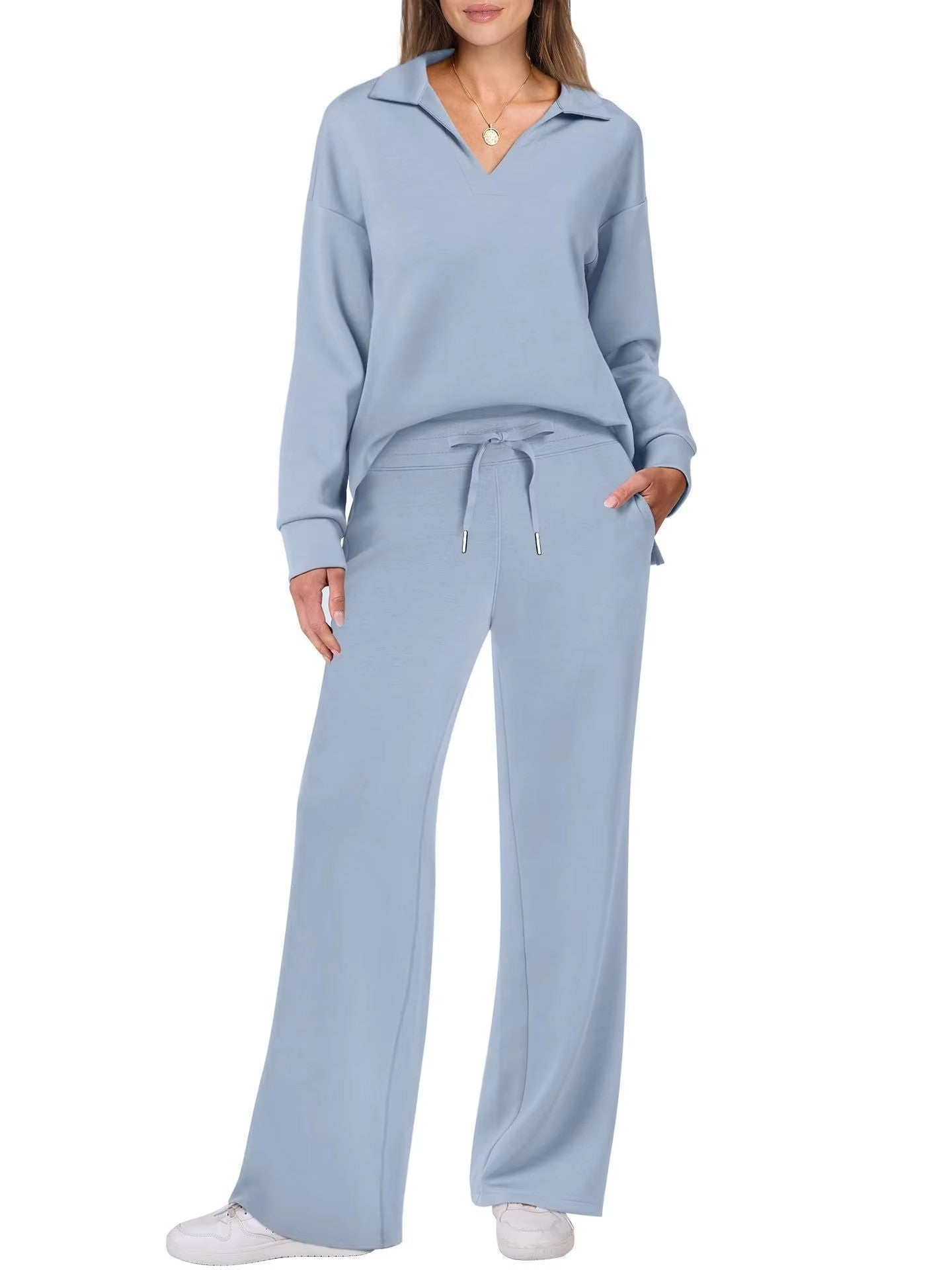 Women's 2 Piece Sets Outfits Casual Long Sleeve Sweatsuits Sets