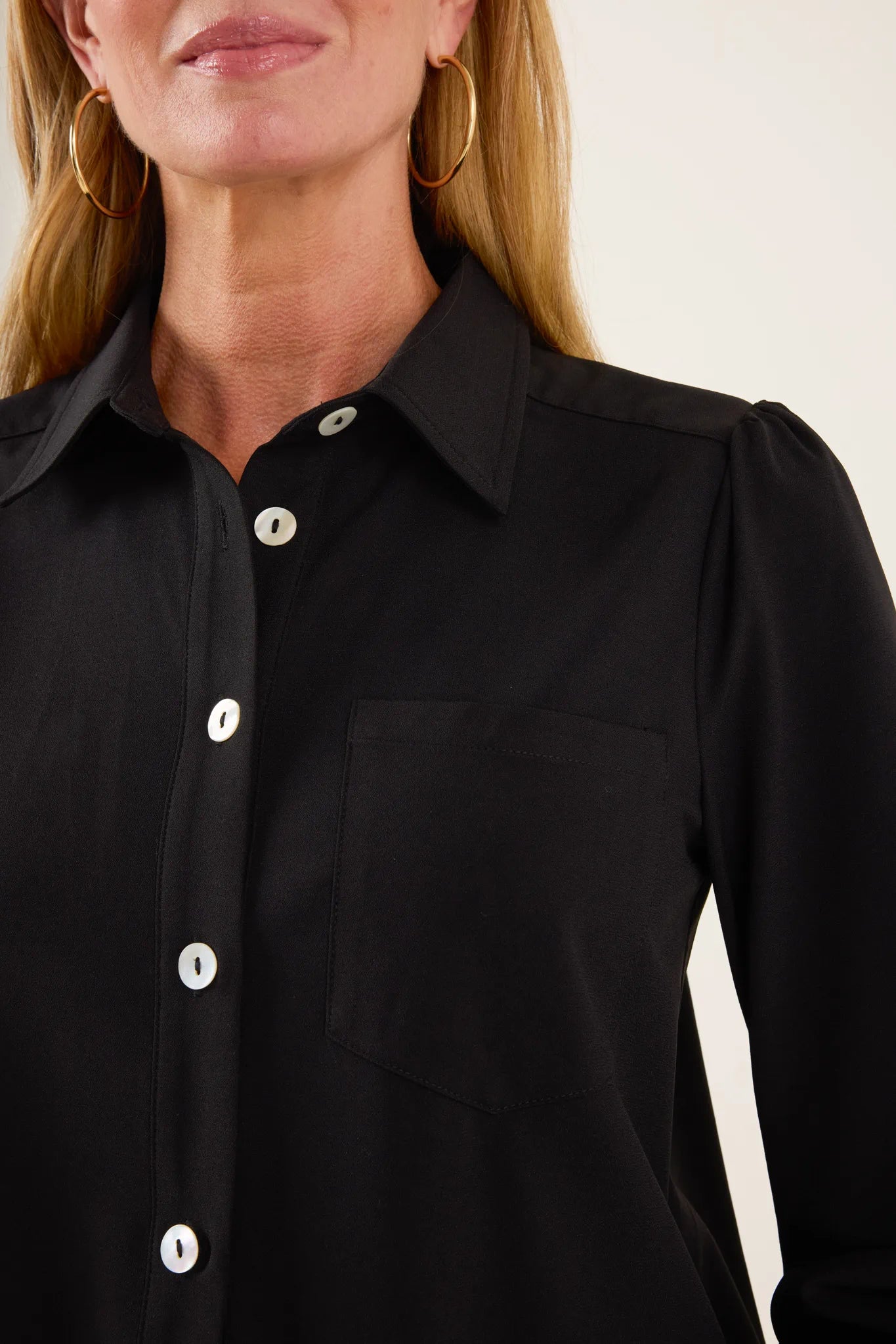 Women Long-sleeved Shirt-hem Ruffle Dress